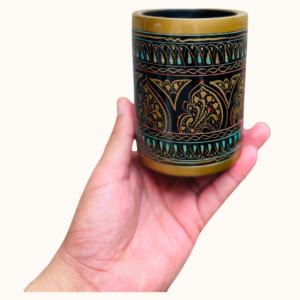 Handcrafted Lacquer Art Wooden Pen Holder