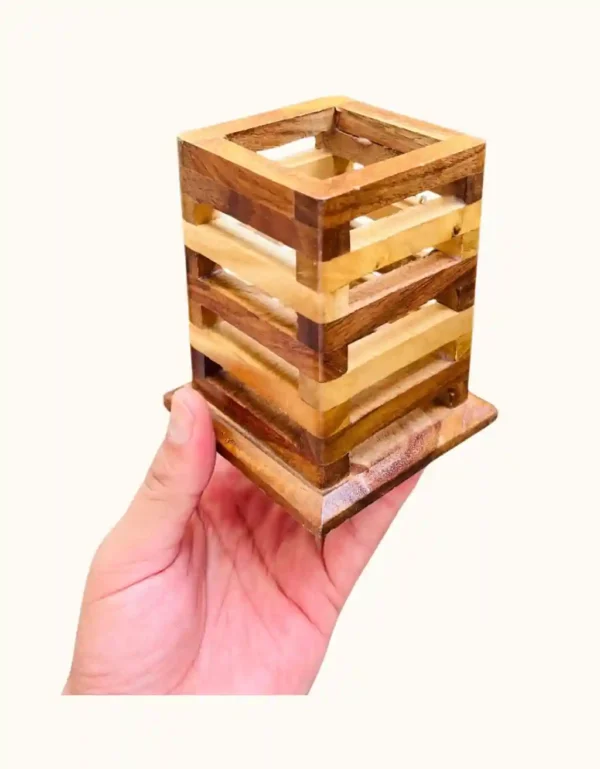 Wooden Pencil Holder
