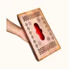 Handcrafted Carved Wooden Tissue Box