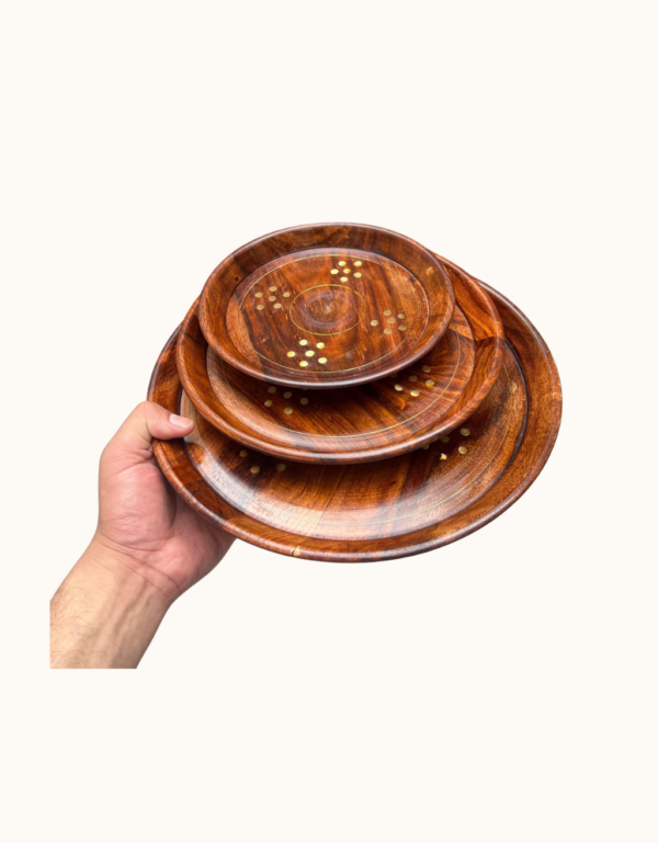 Wooden Plate Set