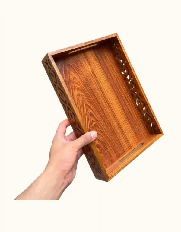 Wooden Tray Set
